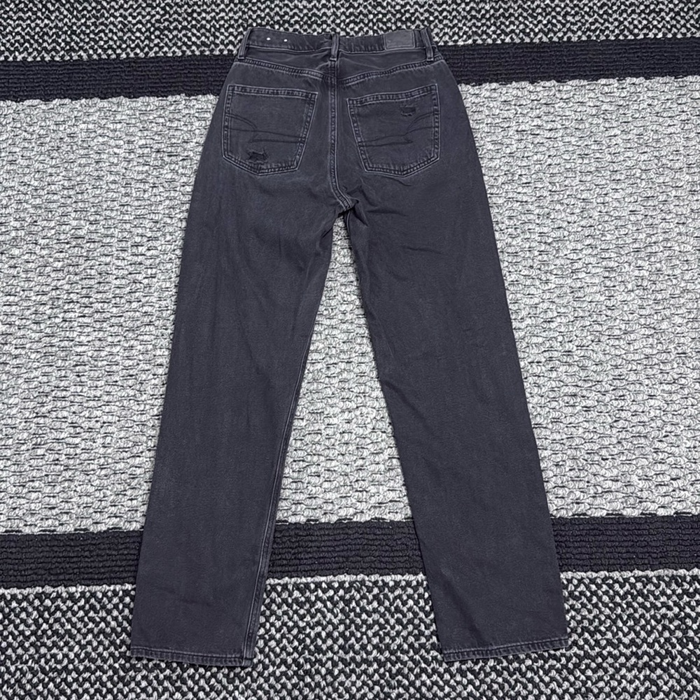 American Eagle Highest Rise 90’s Boyfriend Jeans Women’s Sz 4L Distressed Casual - Picture 2 of 9